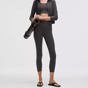 Grey Crop lululemon leggings
